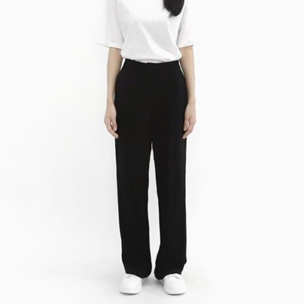 リネンスラックスSTP018 5COLORレディース リネンパンツ 涼しいレーヨンワイドパンツ