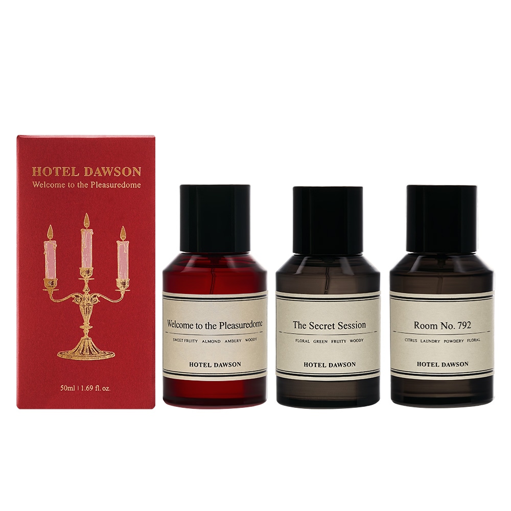 ホテルドーソンルーム＆ファブリックスプレー50ML 3種タック1