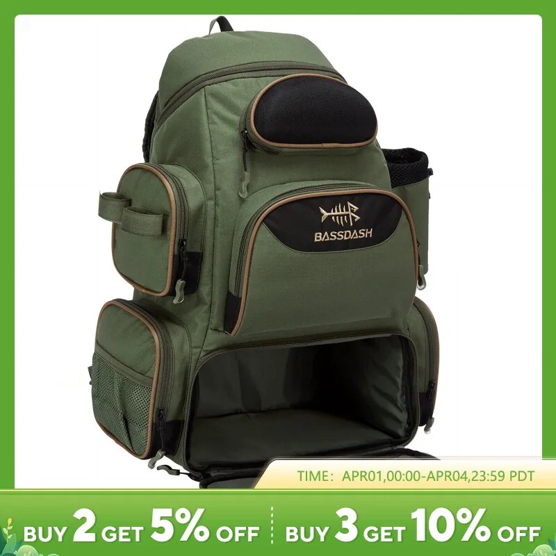 3営業日発送バッバスダッシュ釣りバッグタックルバックパック軽量戦術的タックルボックス多機能