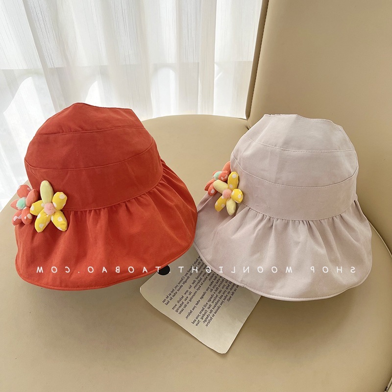 高評価のクリスマスプレゼント 小さな花の夏の子供たちの赤ちゃんのUV保護の女の子の赤ちゃんの日よけ通気性 帽子