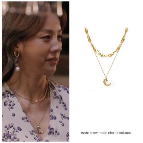 theRoves new moon chain necklace Lee Hyori RISABAE Oh Na-ra