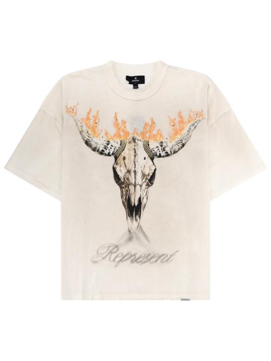 REPRESENT Men T-Shirts MLM100592 30 IVORY