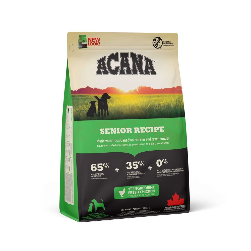 シニアレシピ　２ｋｇ　正規品　ＡＣＡＮＡ　ドッグフード　ＣＲＣ45―02―05―10―10