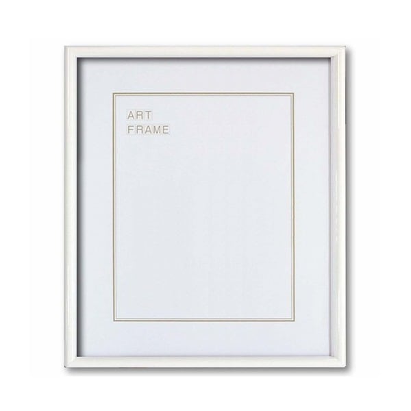 木製額色あせを防ぐUVカットアクリル 温かみのある木製フレーム デッサン額 大全紙サイズ（727545mm） ホワイト