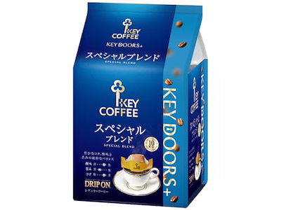 他サイト： キーコーヒー KEY DOORS+ ドリップ オン スペシャルブレンド 10杯分3袋の商品画像