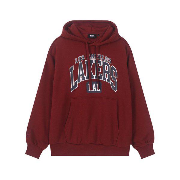 LALチーム アーチ型フード付きスウェットシャツ(N253TH021P)66_DG