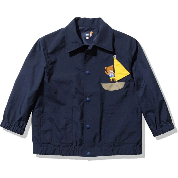 ヘリーベアコーチジャケット（キッズ） 120cm ディープネイビー #HJ12320-DN