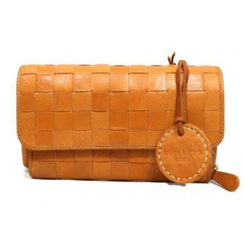 zucchero レザーメッシュ型フラップ式お財布ショルダー BR ブラウン 40 48919 8,314円