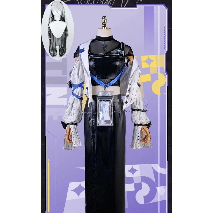 [2026新品] G 新品 にじさんじ Vtuber 風 ソフィア・ヴァレンタイン コスプレ衣裝 ウィッグ ドレス レディース コスプレ衣装 変装 仮装