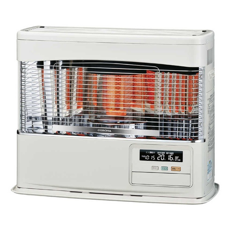 寒冷地用大型ストーブ PK・PRシリーズ FF式輻射 主に18畳 灯油 暖房機器 ホワイト FF-6824PR-W