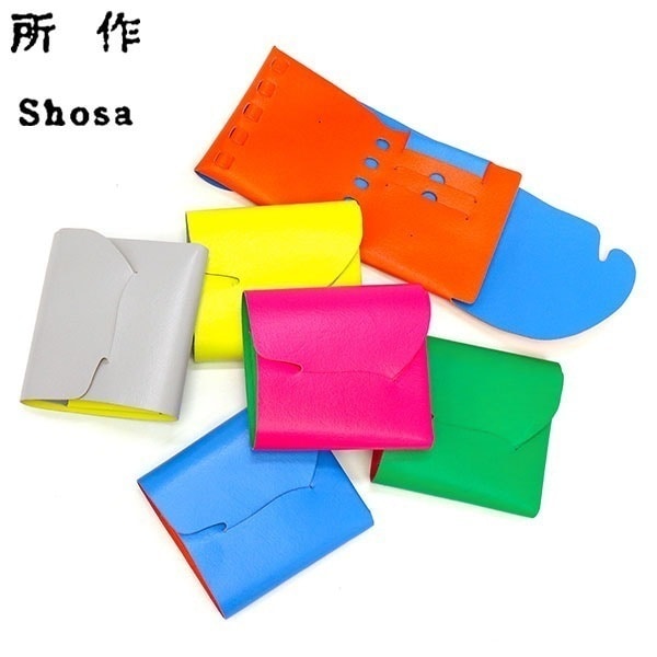 財布 メンズ レディース 本革 三つ折り財布 コンパクト カード入れ 小銭入れあり 小さい 日本製 ネオン cp-3.5