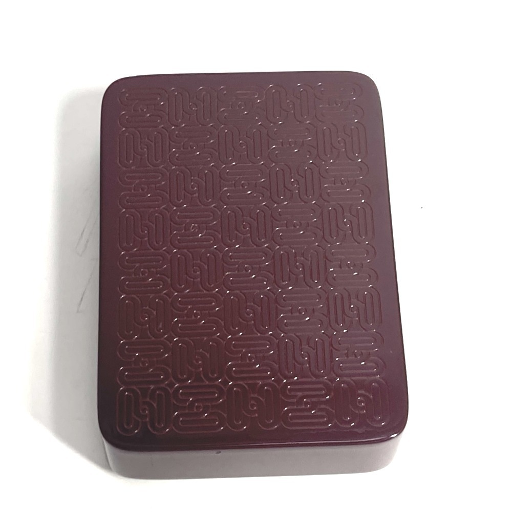 小物入れ ロゴ ジュエリーボックス アクセサリー ケース インテリア ラッカー ブラウン