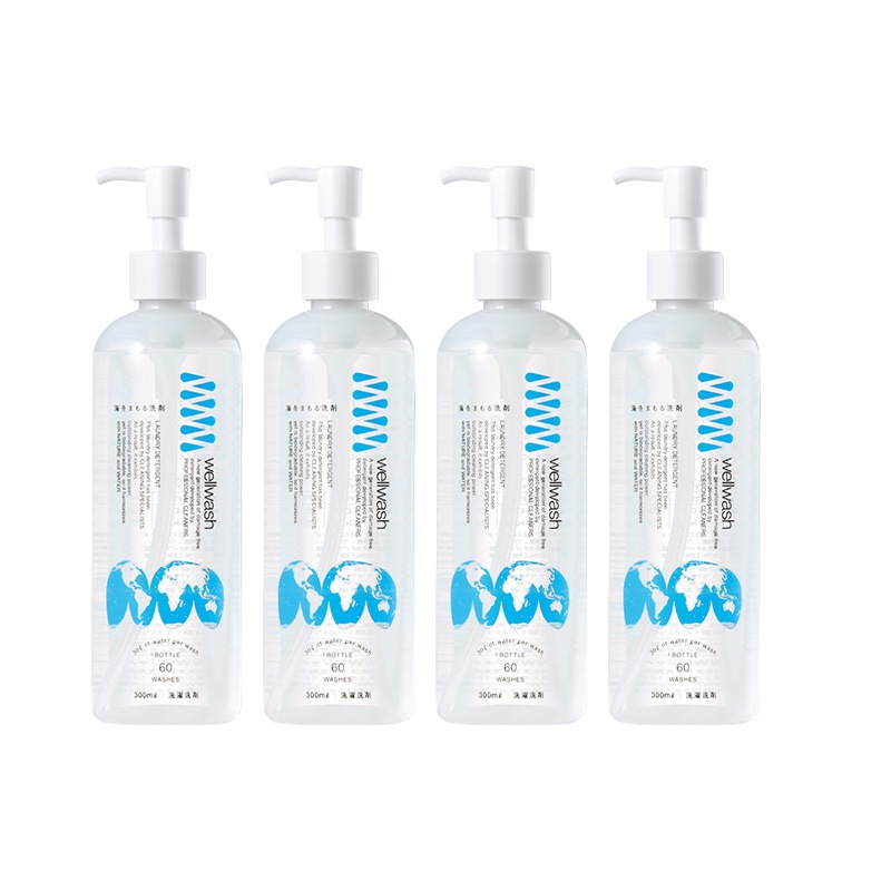 wellwash 海をまもる洗剤 300ml 4本セット 洗濯洗剤 ウェルウォッシュ SDGs キッチン 洗剤