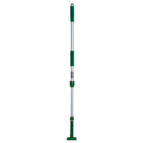 (まとめ) ハンドルのみ FXハンドル モップ用 アルミ 伸縮 柄 最長約180cm×2セット グリーン 掃除用品 清掃用品 生活雑貨