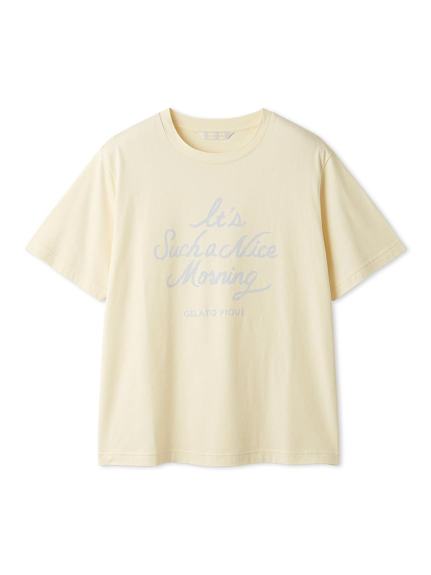 [ジェラート ピケ] モーニングワンポイントTシャツ PWCT252280 レディース BLU F