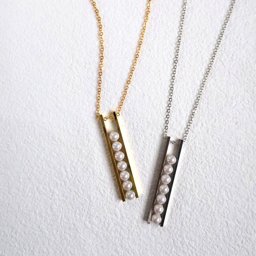 ロングネックレス パール レディース K18GP ゴールド シルバー 30代50代 日本製 大人 大ぶり ブランド ロング ネックレス カジュアル おしゃれ 人気 ゴールド ライ