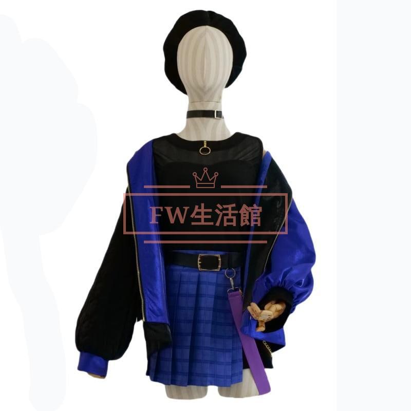 バーチャル YouTuber VTuber 風 星街すいせい コスプレ衣装 コスチューム イベント演出服アニメ変装仮装 ハロウィン