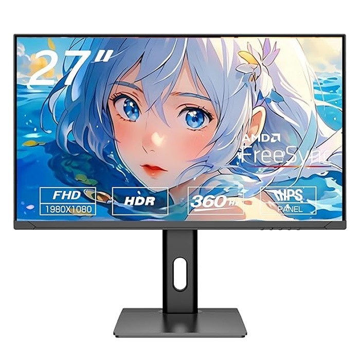 PCモニター 27インチゲーミングモニターFHD360Hz 27FS360H