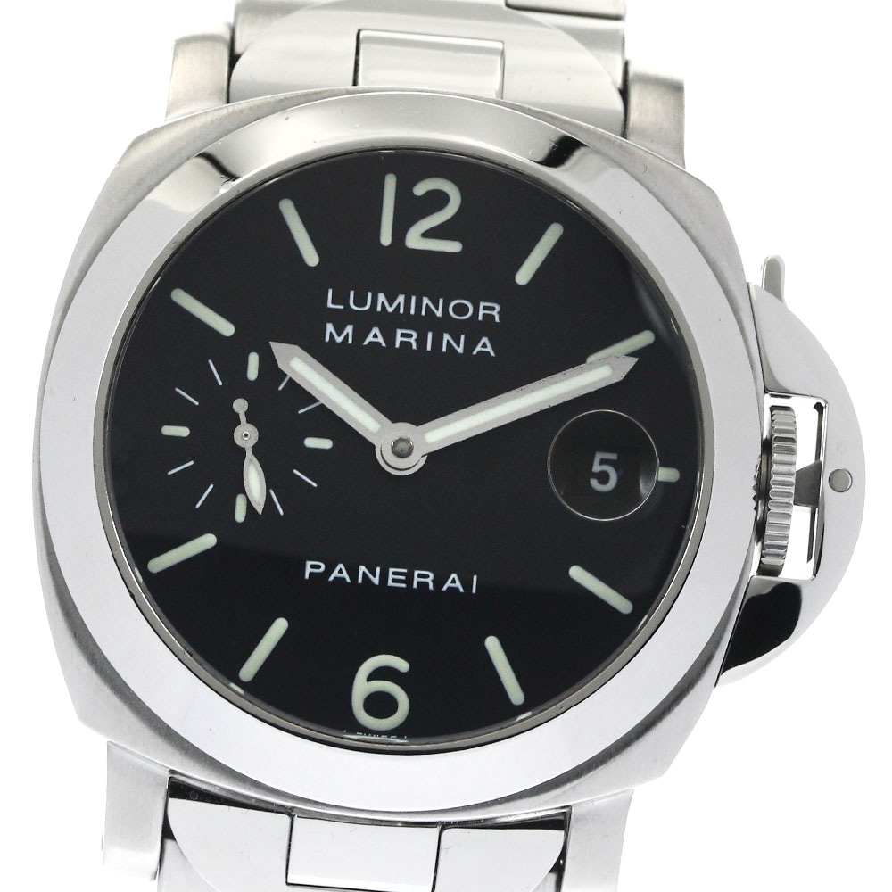 パネライ PANERAI PAM00050 ルミノールマリーナ スモールセコンド 自動巻き メンズ 箱・保証書付き_882453【中古】