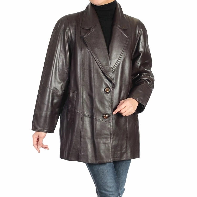 【1点限り】ラムコートダークブラウンフリーサイズ