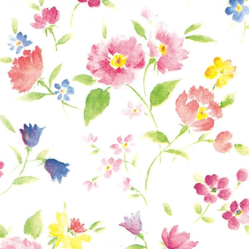 シモジマ HEIKO 包装紙 花柄 半才 花づくし 100枚 750x528mm ラッピング用品 002313100