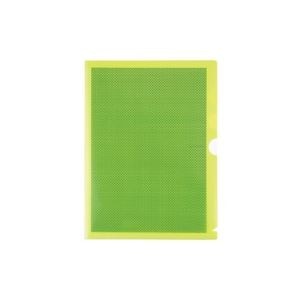 （まとめ）プラス 仕切付カモフラージュホルダー FL-131CH 緑(×30セット)