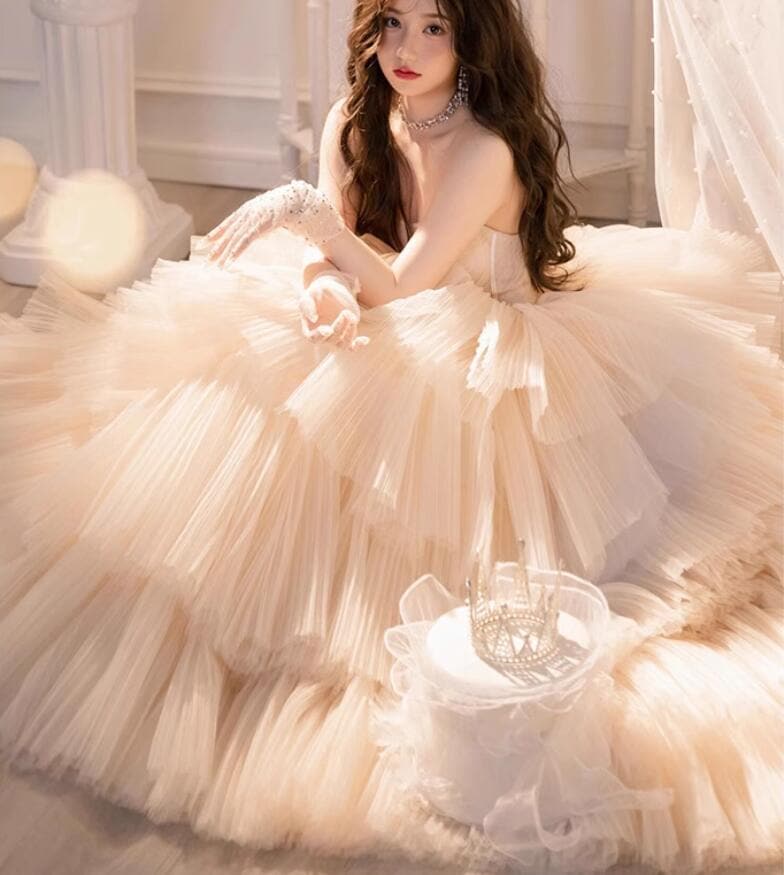 高級感 花嫁ドレス カラードレス 撮影用のワンピース ロングドレス 韓国風 前撮り 同窓会 イブニングドレス パーティードレス お姫様ドレス ドレス セクシー 発表会 スレンダー 上品 エレガント 披