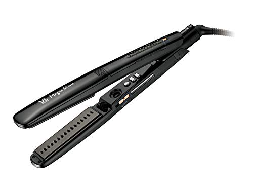 注目のブランド 色:ブラック スチーム&マイナスイオン マジックシャイン アイロン ストレート サスーン ヴィダル 両用ヘアアイロン 注目のブランド 色:ブラック スチーム&マイナスイオン マジックシャイン アイロン ストレート サスーン ヴィダル 両用ヘアアイロン