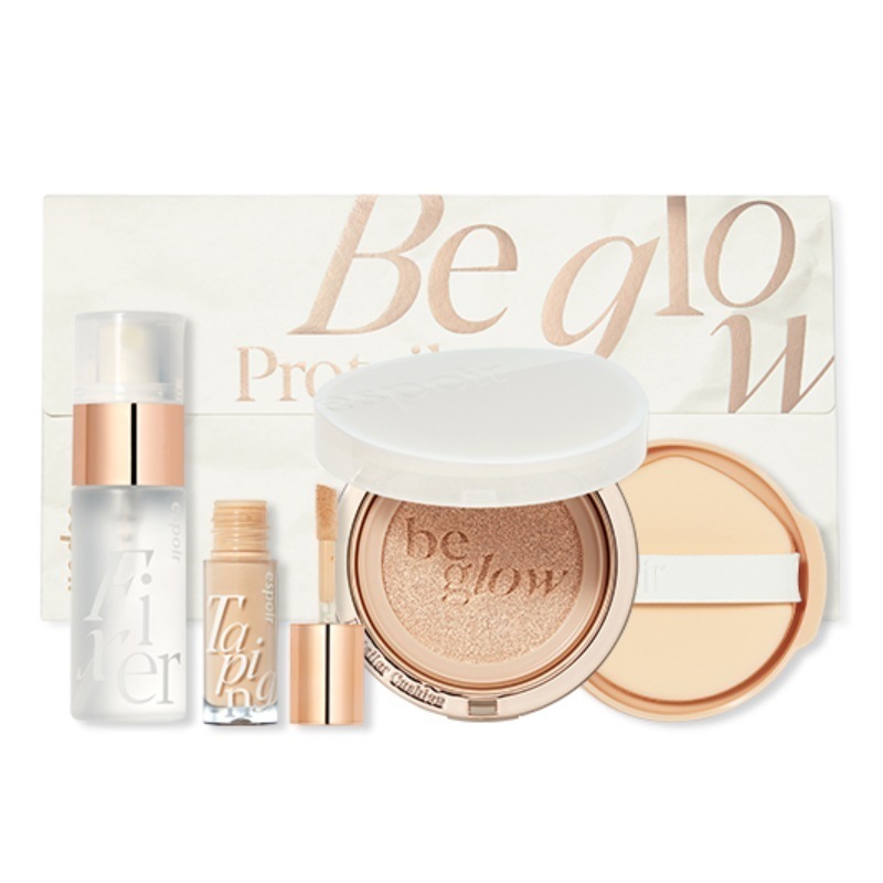 プロテイラー ビーグロークッション ニュークラス ゴールデンアワーエディション SPF42 PA++ 26g（本品+レフィル+コンシーラー+メイクアップフィクサー）フル構成