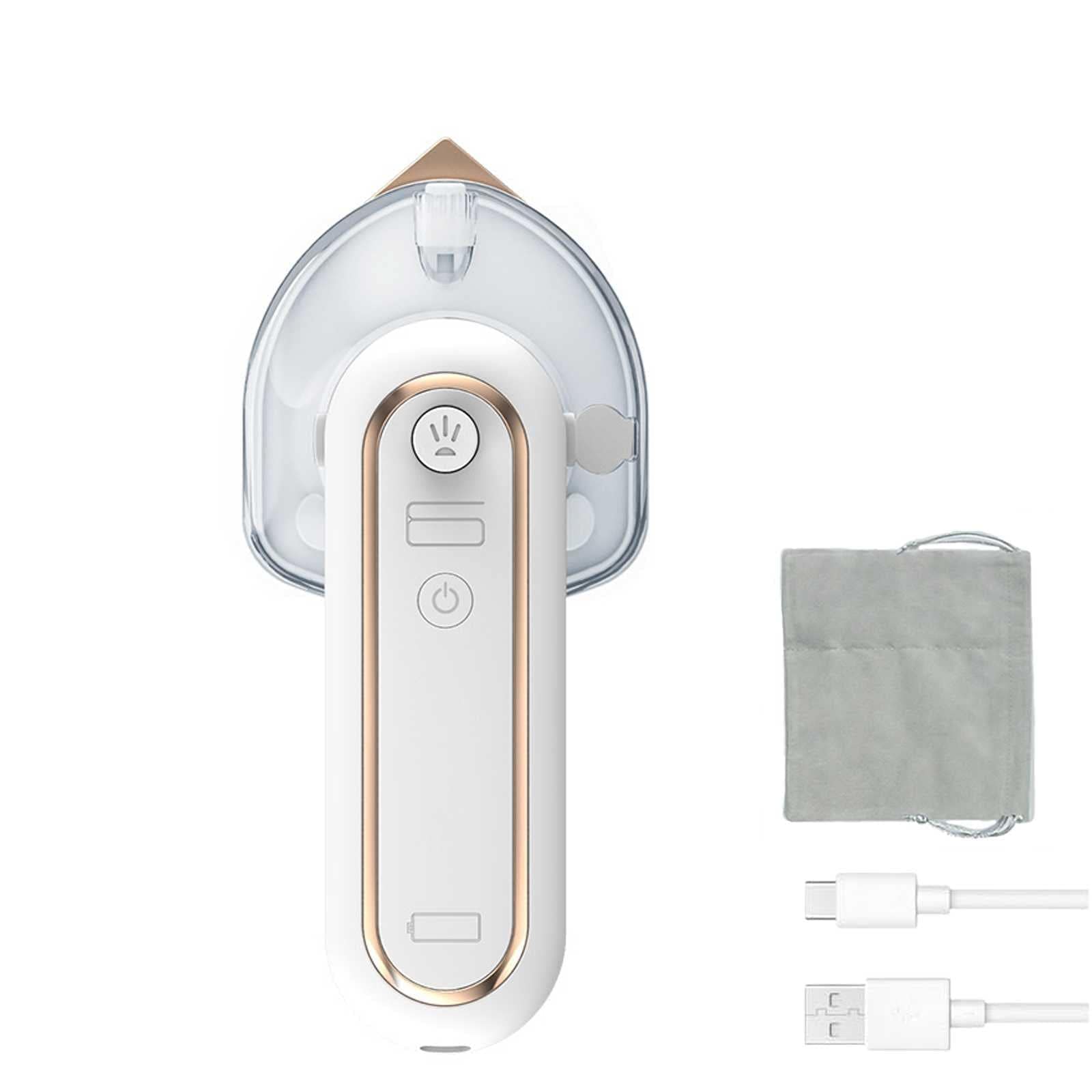 【2023新登場】30S間予熱 アイロン コードレス スチームアイロン 衣類アイロン ミニ 衣類スチーマー 充電式 携帯アイロン 小型 軽量 水漏れ防止 60ml水タンク 100℃/140℃/170℃