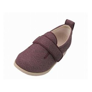 介護靴 施設・院内用 ダブルマジック２雅 7E(ワイドサイズ) 7021 片足 徳武産業 あゆみシリーズ ／S (21.021.5cm) あずき 右足