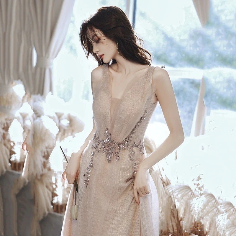 パーティードレスドレスロング 着痩せ キャバドレス ウェディングドレス 結婚式　ドレス 花嫁 スートン 高級感