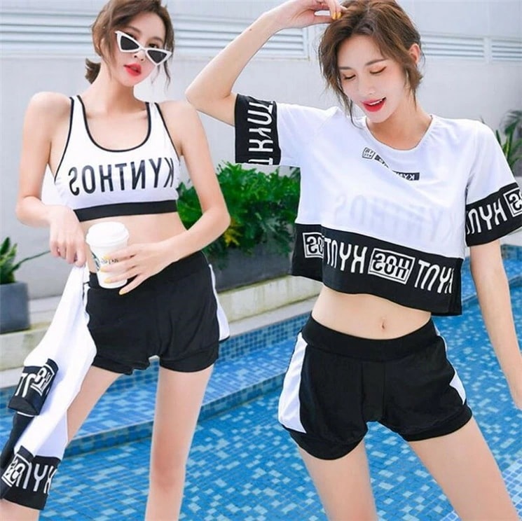 水着 レディース 体型カバー タンキニ セパレート 3点セット 夏 水着 韓国 レディース水着 学生 mizugi 保守 10代 20代 海 プール リゾート サマー 送料無料