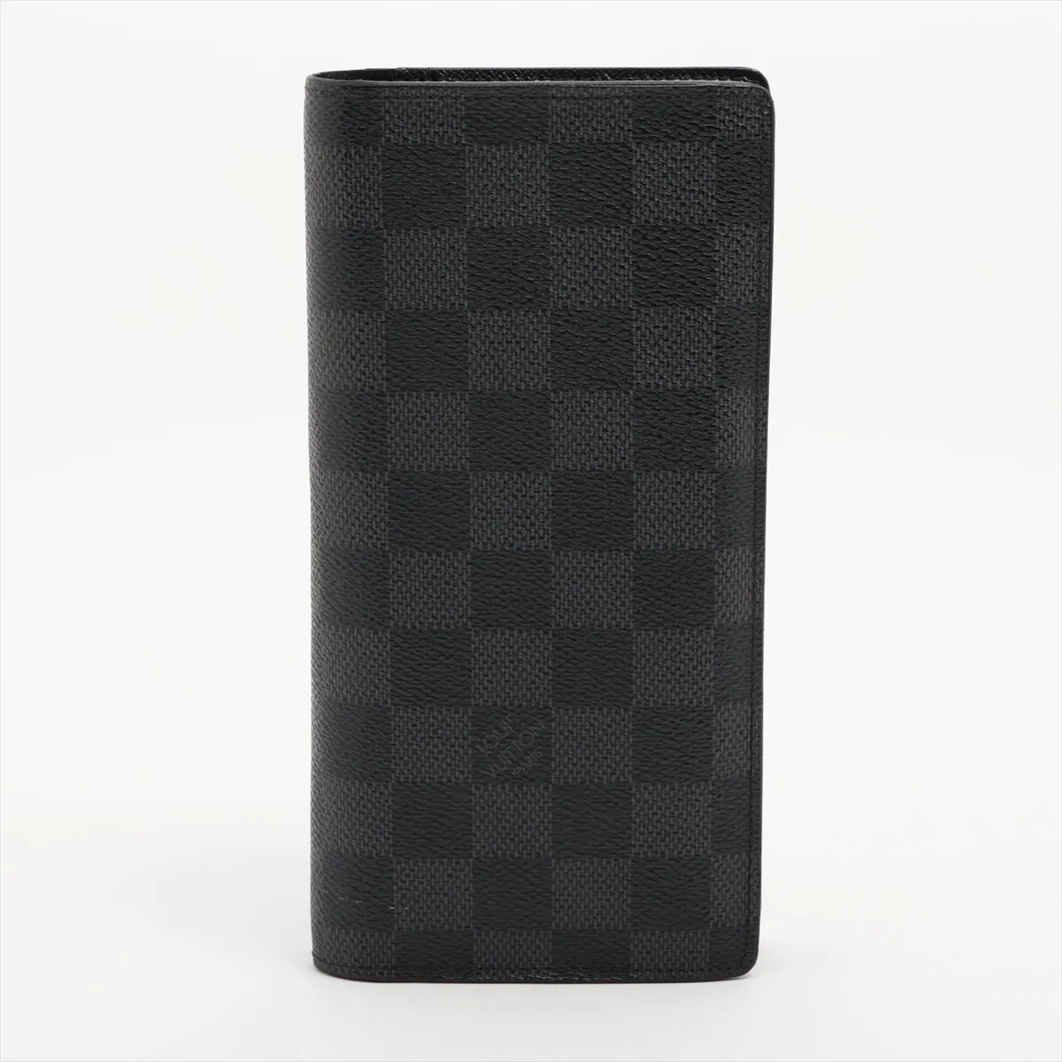 美品 ダミエ グラフィット ポルトフォイユ ブラザ N62665 レザー×コーティングキャンバス 長財布 長財布 二つ折り ウォレット ラウンドファスナー メンズ MMM CP50-6 中古