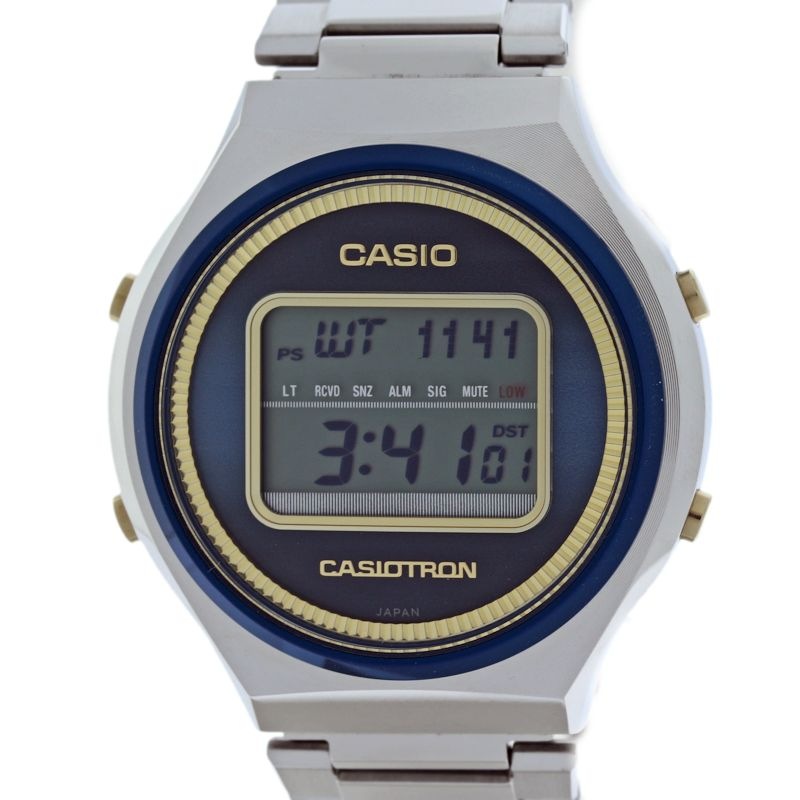 カシオトロン 50周年記念モデル TRN-50SS-2AJR Bluetooth搭載 スマホリンク【2024年購入】【中古】腕時計 メンズ ステンレススチール /40395