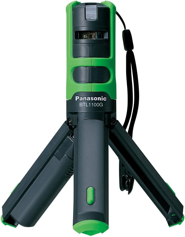 パナソニック レーザーマーカー 墨出し名人 赤レーザー (本体+ケース付) ケータイ 軽耐 壁十文字タイプ 鉛直 墨出し器 BTL1100(G) グリーン