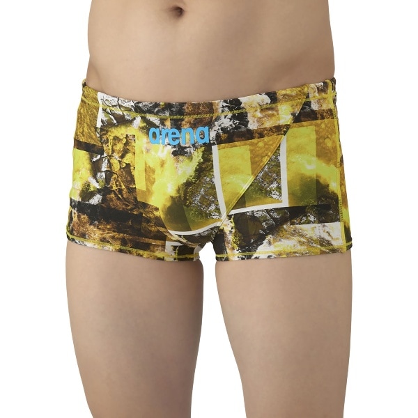 ARENA アリーナ トレーニングスパッツ ショートレッグ 水泳 水着メンズ競泳用 非公認 AS5FWM06M-YLBL