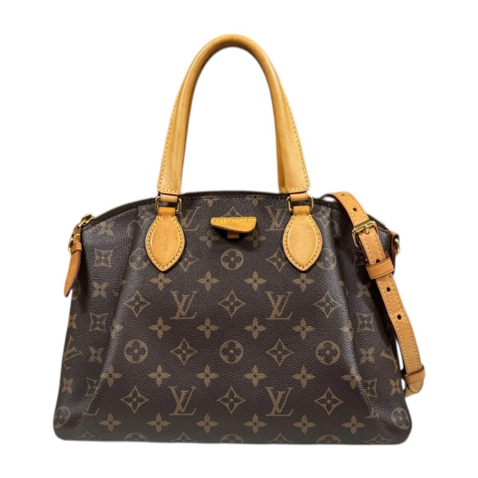 ルイヴィトン リボリーPM モノグラム ショルダーバッグ モノグラムキャンバス M44543 ブラウン LOUIS VUITTON 中古