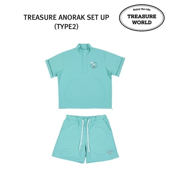 【TREASURE】 - [WORLD] Anorak Set Up (Type 2_skyblue) / SIZE M/L