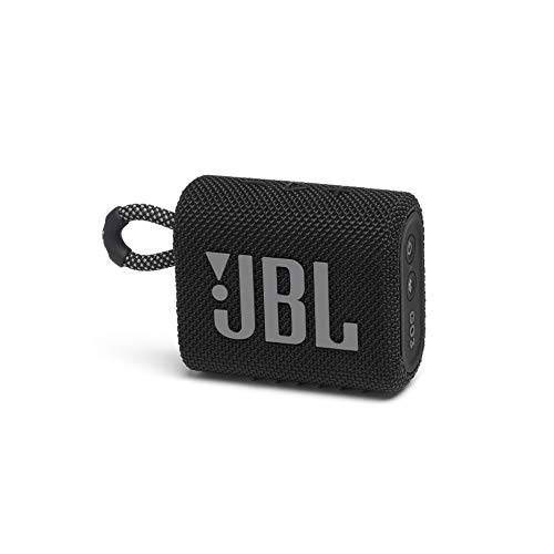ジェイビーエルJBL GO3 Bluetoothスピーカー USB C充電/IP67防塵防水/パッシブラジエーター搭載/ポータブル/2020年モデル ブラック JBLGO3BLK