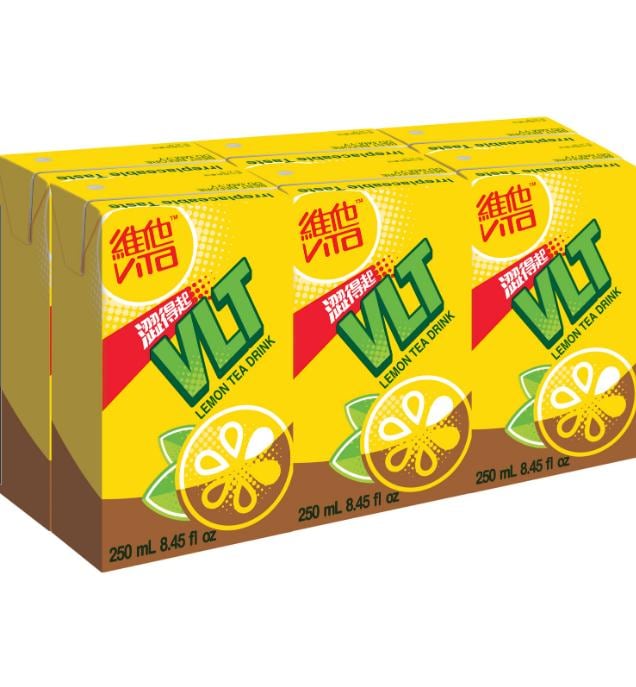 48個 お茶 VITA ビタ レモンティー 250ml 紙パック入り レモン茶 維他 他檬茶 250ml*48本