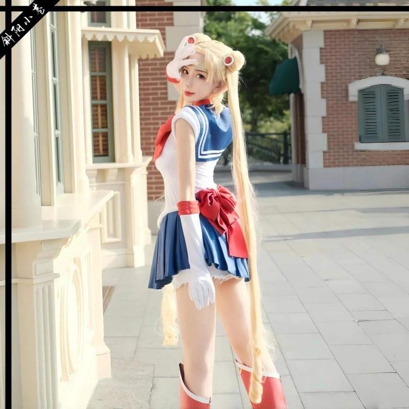 美少女戦士セーラームーン Cos 月野うさぎ コスプレ衣装 Shui Bingyue 4 世代セーラー服女性アニメ一式セット