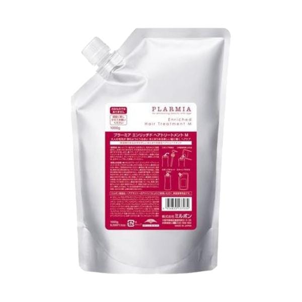 ミルボン プラーミア エンリッチド ヘアトリートメント M 1000g 詰め替え レフィル 柔軟性