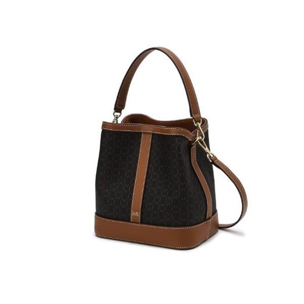 AK水原店 セントバーネット DDパターン ブラウン配色 女性 バケットバッグ S DCBA4E868
