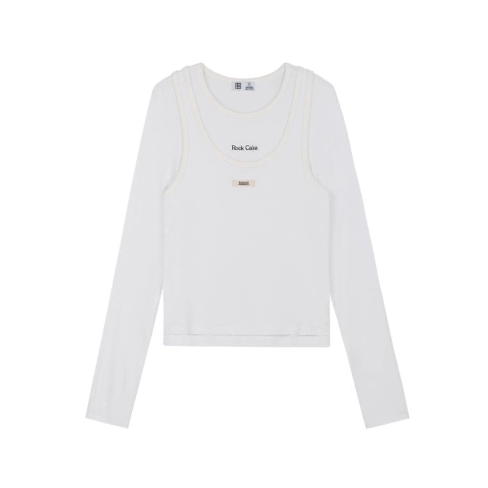 [ROCKCAKE]Beige Label ティーシャツ★新作★韓国★ Qoo10 ROCKCAKE Beige Label La Tシャツ・