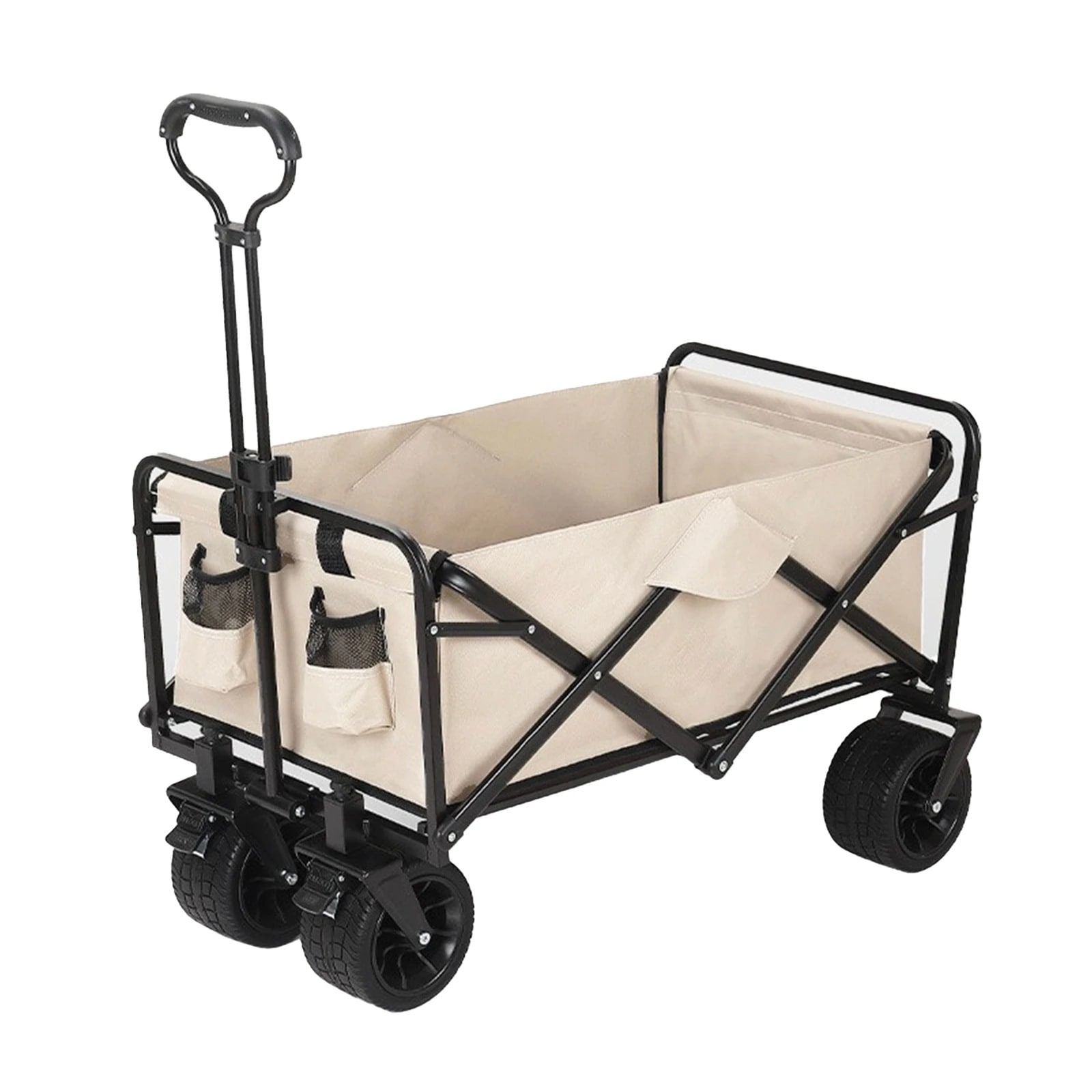 キャリーワゴン 大容量150L キャリーカート 耐荷重150kg ワンタッチ 折りたたみ式 キャンプカート 軽量 静音 BBQ 運動会 買い物 引越し 釣りな