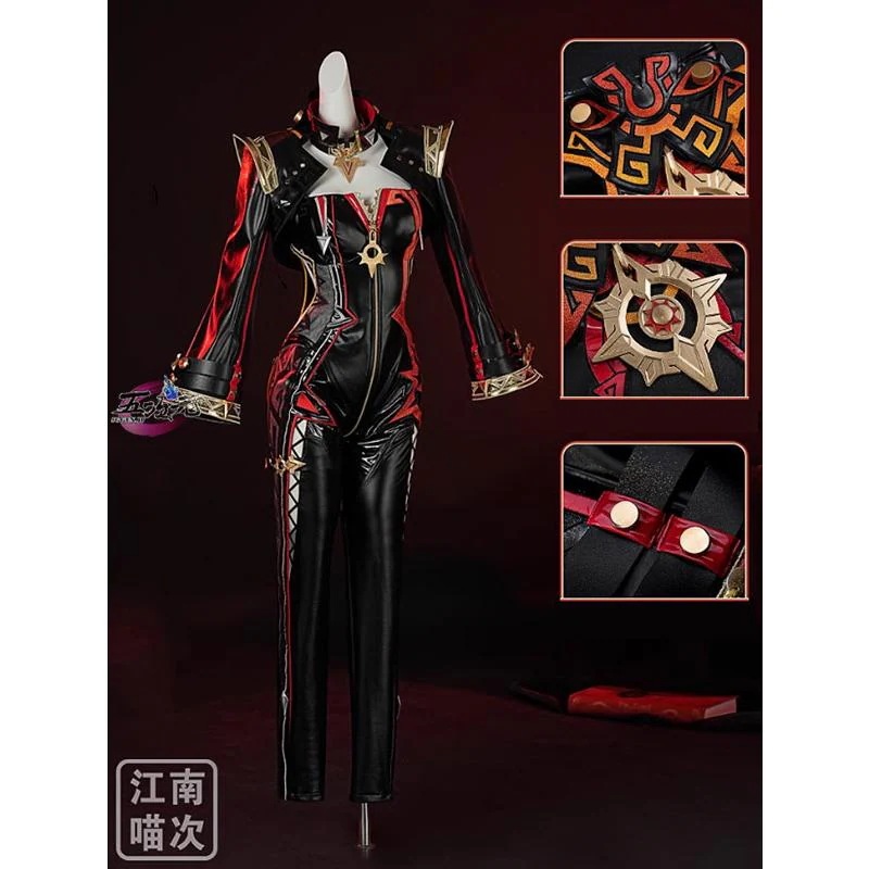 【品質良い 大好評中】江南猫次　原神　コスプレ　マーヴィカ　衣装　ウィッグ　靴　武器　追加可能