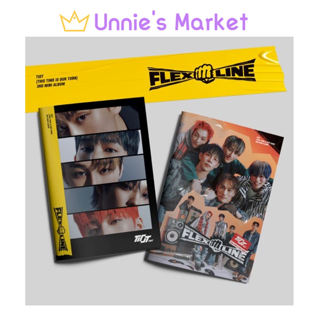 [SET/POB] TIOT [FLEX LINE] Photobook ver. 3rd Mini Album