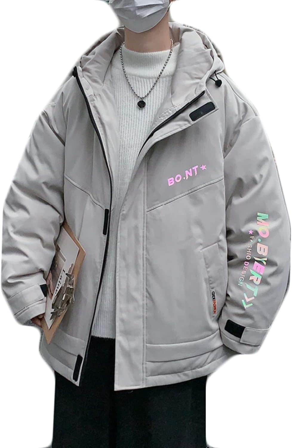 メンズ 中綿ジャケット 綿服 防寒コート カジュアル 厚手 フード付き 冬物 ジャケット ショート丈 アウトドア おしゃれ ストリート 綿入り ブルゾン アウター 通勤 通学 登山