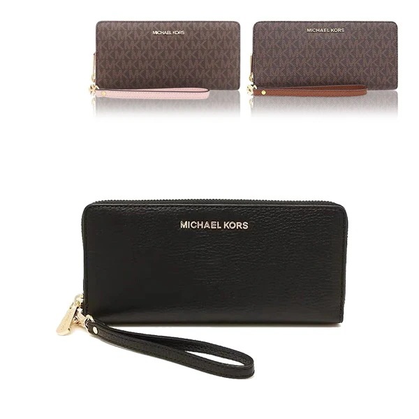 高 即発 アウトレット JET SET TRAVEL ストラップ付き 長財布 35F8GTVT3B 35T7GTVE7L【Original Wrapp